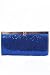 Blue Glitter Clasp Purse