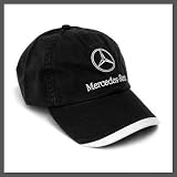 Mercedes Benz Black Wave Visor Baseball Hat