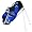 Navy Blue/Metallic Silver