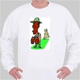 Sweatshirt with binoculars, ranger, searching, bear, hiding by 