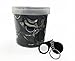 72 Loupe Jar Assortment - Black Loupes with Keychain