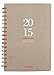 AT-A-GLANCE YP10507 Metropolitan Weekly/Monthly Wirebound Planner, 5 3/8 x 8 1/2, Tan/Navy, 2015