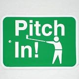 Puttnik Pitch In - (White) Urban Golf T Shirt - Youth