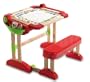 Smoby 7600028014 - Banco Scuola Legno Modulo Space