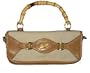 Bamboo and Khaki Clutch Shoulder Bag
