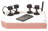 41BAR4leGNL. SL160  4 Wireless IP Video Camera Set   Motion Activated Mini DVR Digital Recorder   Remote View From Anywhere On Earth Online Via Internet   Portable USB Security Surveillance System