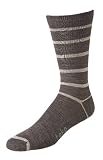 Teko Men’s Active Lifestyle tekoMERINO Vancouver Sock,Brown Heather/Sandstone,Large/X-Large