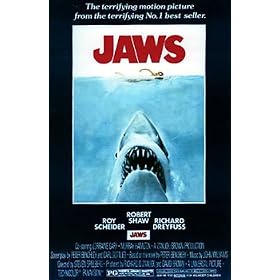 Jaws Movie (Shark in Water) Poster Print - 24