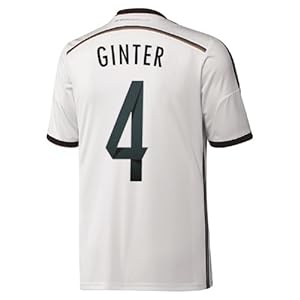Adidas Ginter #4 Germany Home Jersey World Cup 2014 (2XL)