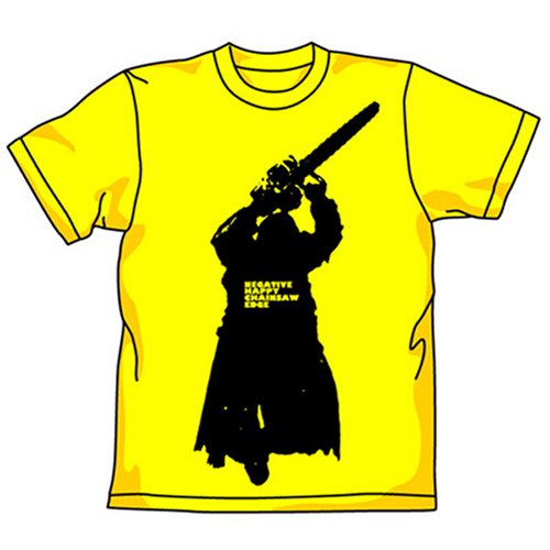 Cover image : ネガティブハッピーチェーンソーエッヂ チェーンソー男Tシャツ イエロー サイズ:S