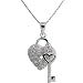 The Key To My Heart Pave CZ Pendant