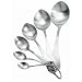 Nigella Lawson Bliss Measuring Spoons, Set of 6, Brushed