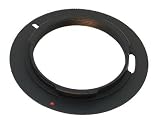 M42 Screw Mount Lens to Pentax K/PK Body Adapter, Black