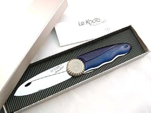 Le Kooto French Barre Designer Sporting retractable knife in gift box WAVE