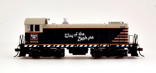 Bachmann Industries Chicago Burlington and Quincy 9302 ALCO S2 Diesel Locomotive Car-image