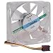3x3-Inch CoolJag JAF0001 Programmable LED System Fan with Temp