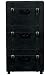 Vertical File Cabinet Three-drawer Black