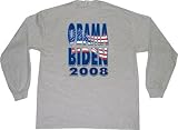 Obama Biden 2008 Adult Long Sleeve T-Shirt