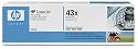 Original HP LaserJet 43X Black Print Cartridge in Retail Packaging