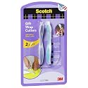 Scotch Gift Wrap Cutters with Built-in Ribbon Curler 2 Pack (Colors May Vary)
