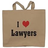 I Love/Heart Lawyers Totebag (Cotton Tote / Bag)