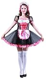 Flash Black Maid Costume (Glows in the dark) Cosplay [JAPAN]