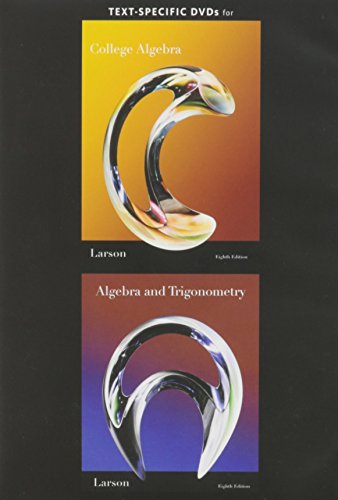 DVD for Larson/Hostetler's College Algebra, 8th