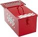 Brady Padlock Storage and Group Lock Box for Lockout/Tagout, Small, 12-1/2" Length, 7-1/2" Width, 6" Depth