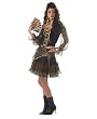Womens Seductive Madame Destiny Mystic Gypsy Costume Wow included TAROT Cards and Cool Headwrap Too
