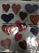 Gel Gems Valentine Hearts Window Cling Decoration - Sparkly Hearts and Clear Hearts