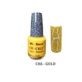 Mia Secret Crackle Nail Polish Gold 0.5oz (CK6)