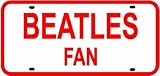 BEATLES FAN LICENSE PLATE sign music classic