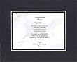 Personalized Touching and Heartfelt Poem for Loving Partners - Together . . .Poem on 11 x 14 inches Double Beveled Matting