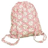  : PINK VOLLEYBALL NOVELTY SPORTS JERSEY SLING BAG CASUAL ONE OF A KIND BAG FOR PRACTICE GEAR ACCESSORIES SPORTS CLOTHING MORE