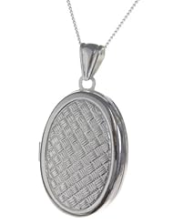 Classical 925 Sterling Silver Women Locket - 38mm*21mm, 8 Grams