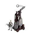 The Chronicles of Narnia Battle Catapult Trebuchet with Telmarine Soldier Battle Damage Figure - Real Launching Action