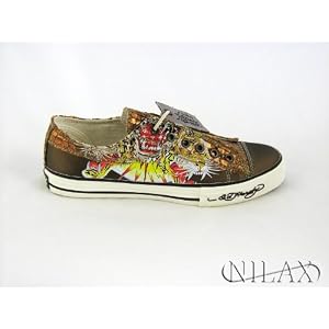 Buy Ed Hardy Lowrise Height | Ladies Slip on Shoes Bronze by Ed Hardy
