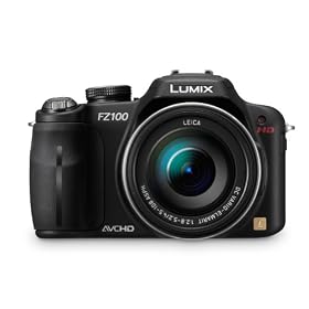 Panasonic Lumix FZ100 14.1MP Digital Camera - Black (3.0 inch TFT LCD Display, LEICA DC Lens with 24x Optical Zoom and Full HD Movie)