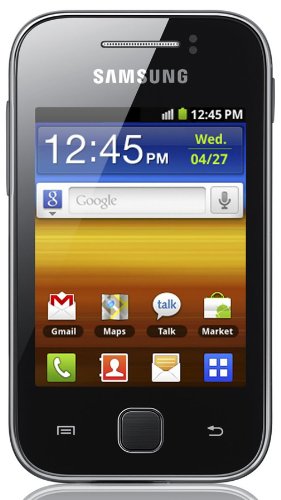 Samsung Galaxy Young S5360 Unlocked GSM Quadband Cell Phone Touch Screen International Version/Warranty Black
