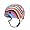 Nutcase Swirl Matte Multi-Sport Helmet, Large/X-Large