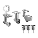 KitchenAid FPPC Mixer Attachment Pack; Grinder Mincer, Slicer Shredder, Fruit and Vegetable Strainer