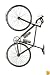 Delta Leonardo Single Bicycle Rack with Da Vinci Tire Tray