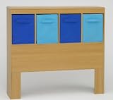 Childrens storage headboard bedroom furinture