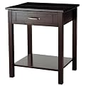 Entryway Table with Power Outlet - Espresso