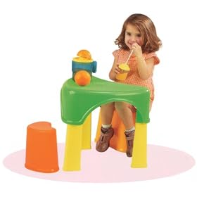 Children's Furniture: My First Art Desk and Table with Two Chairs by Faro