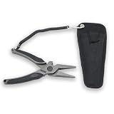 Premium-Grade Stainless Steel Spring Action Fishing Pliers with Lanyard & Holster