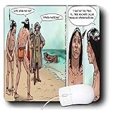 Londons Times Funny Society Cartoons - Those Funny Immigrants And Their Names - Mouse Pads