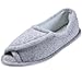 Women's Clinic Comfort Terry Cloth Slippers - Grey