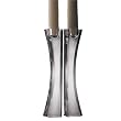 Nambe Kissing 7-inch Candlesticks, Pair