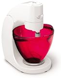 Jenn-Air Attrezzi JSM900RAAW Pearlescent-White Stand Mixer with Merlot-Red Bowl and Attachments